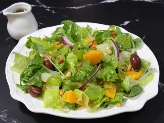 Romaine Salad with Orange and Olives